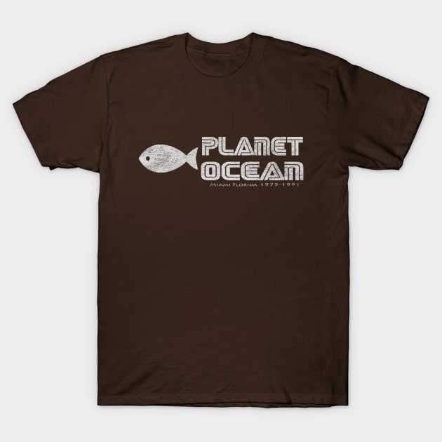 Planet Ocean Light T-Shirt by Mad Panda